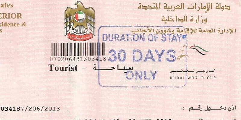 UAE visit Tourist Visa